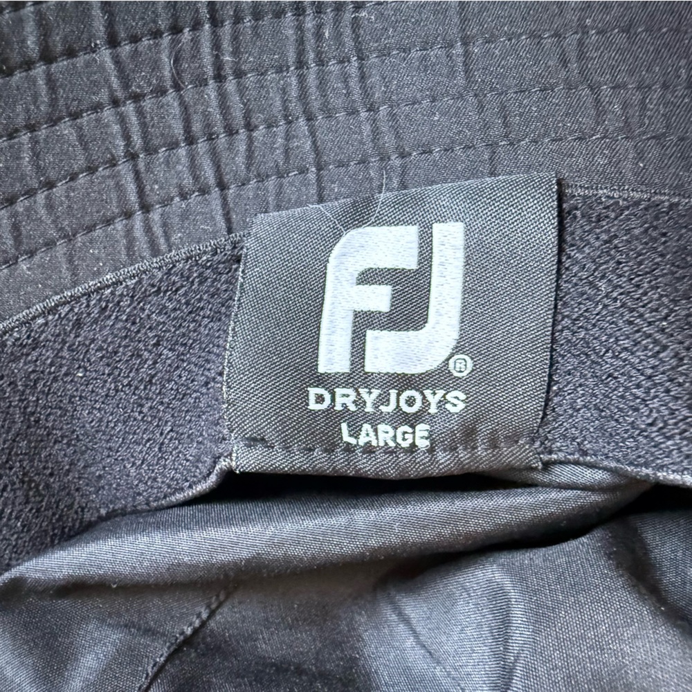 FootJoy DryJoys Hat Bucket Fitted Mens Large Black Golf Rain Waterproof - Picture 6 of 8